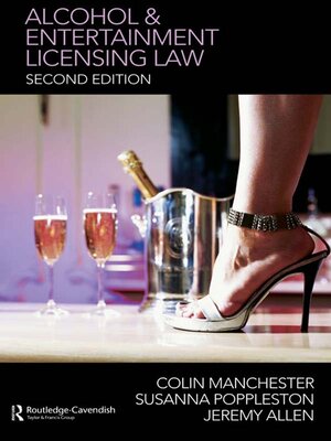 cover image of Alcohol and Entertainment Licensing Law